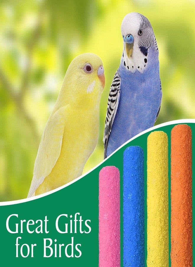 Hamiledyi Hamiledy Bird Grinding Perch for Parrots Sand Bird Perches Claw Trim Cage Perches for Parakeets Cockatiels Lovebirds Canaries Green Cheeked Conures and Similarly Sized Birds(8 Pcs 0.78 in Diameter) - Image 3